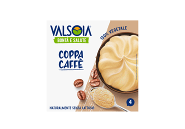 Valgaliniai valgomieji ledai VALSOIA, kavos skonio, be glitimo, 280 g