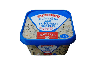 Lydytas ROKIŠKIO sūrelis BALTIC BLUE su mėlynuoju pelėsiu, 175 g
