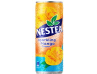 Gazuota juodoji arbata NESTEA, mangų skonio, 330 ml
