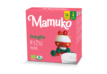 MAMUKO ekologiškos ryžių kruopytės (nuo 4 mėn.), 240 g