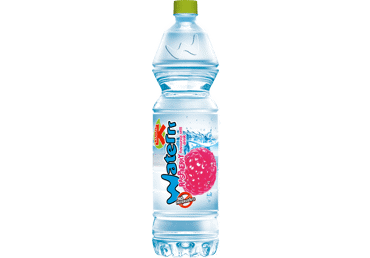 Negazuotas aviečių skonio gaivusis gėrimas KUBUŠ Waterrr, 1,5 l