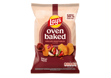 Bulvių traškuč. LAY'S OVEN BAKED, grilyje keptų daržovių sk., 110 g - 1
