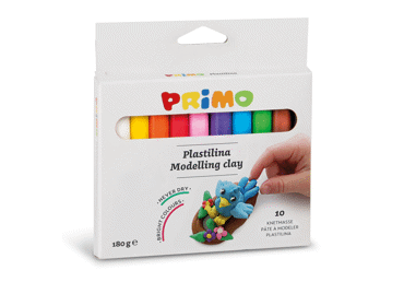 Plastilinas PRIMO, 10 spalvų - 1