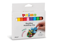 Plastilinas PRIMO, 10 spalvų