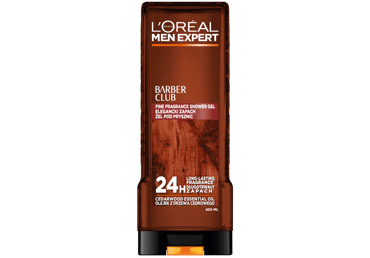 Dušo želė vyrams L'Oreal Paris Men Expert Barber Club, 400 ml
