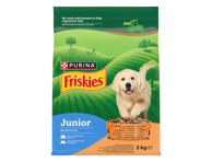 Sausas šuniukų ėdalas FRISKIES su vištiena ir daržovėmis, 3 kg