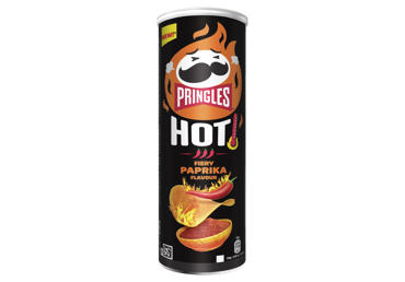 Aštrūs traškučiai PRINGLES HOT FIERY PAPRIKA, 160 g