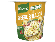 Makaronai KNORR su sūriu ir kumpiu, 71 g