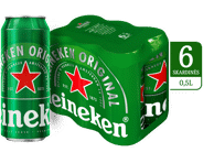 Alus HEINEKEN, 6 vnt., 3000 ml