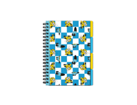 Sąsiuvinis su spirale MINIONS, B5, 96 lapai, 4 dizainai