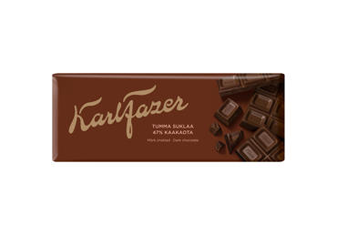 Juodasis šokoladas KARL FAZER, 180 g