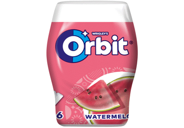 Kramtomoji guma ORBIT, arbūzų skonio, 64 g