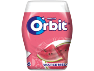 Kramtomoji guma ORBIT, arbūzų skonio, 64 g