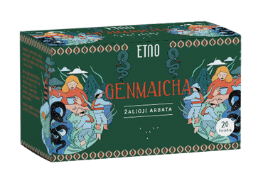 Žalioji arbata ETNO GENMAICHA, 40 g