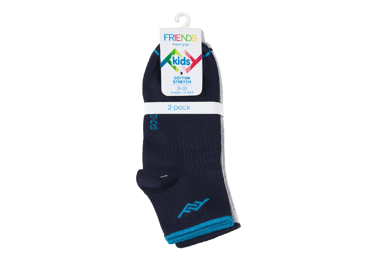 Vaikiškos kojinės FRIENDS, 8304,34–36,navy/grey,2 poros