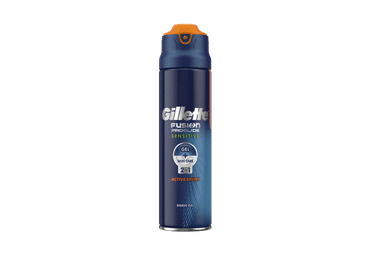 Vyriška skutimosi želė GILLETTE FUSION PROGLIDE ACTIVE, 170 ml Vyriška skutimosi želė GILLETTE FUSION PROGLIDE ACTIVE, 170 ml