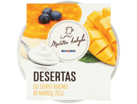Desertas su sūrio kremu ir mangų žele, 160 g