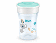 Mokomasis puodelis NUK MAGIC, 230 ml, nuo 8 mėn., 1 vnt.