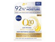 NIVEA Q10 ANTI-WRINKLE EXTRA NOURISH GILIAI ODĄ ATKURIANTIS DIENINIS KREMAS SU SPF15