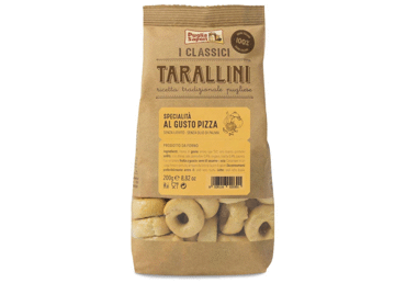 Itališkas užkandis TARALLINI, picos skonio, 200 g, 200 g