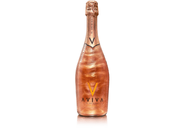 Putojantis aromatizuotas vyno kokteilis AVIVA PINK GOLD, 750 ml