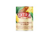 Ananasų gabaliukai sirupe EXTRA LINE, 565 g
