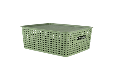 Plastikinė dėžė su dangčiu HOME EXPERT, 35x29x13,5 cm