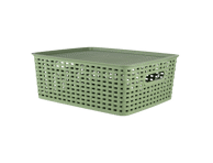Plastikinė dėžė su dangčiu HOME EXPERT, 35x29x13,5 cm