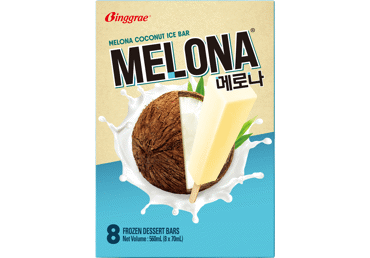 Valgomieji ledai, kokosų skonio, 8 vnt., 560 g