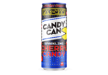 Gazuotas gaivusis gėrimas CANDY CAN x Pac-Man Cherry Candy, 330 ml