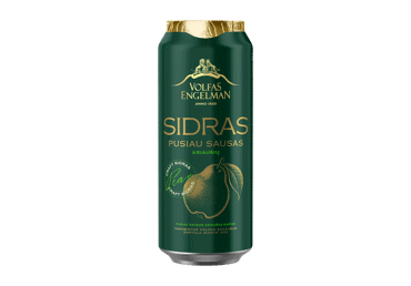 Volfas Engelman kriaušių skonio sidras 4,5%, 500ml
