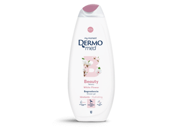 Dušo želė DERMOMED BEAUTY WHITE FLOWER, 750 ml
