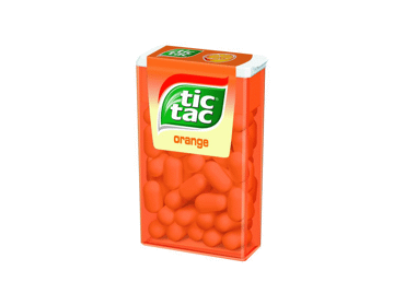 Apelsinų skonio saldainiai TIC TAC, 18 g