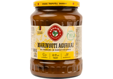 KĖDAINIŲ KONSERVŲ mar. agurkai su medaus ir garst. marinatu, 680 g