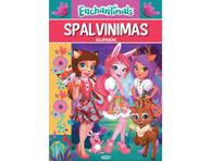 Knyga ENCHANTIMALS. SPALV. SU LIPDUKAIS