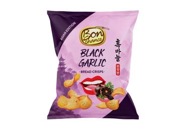 Duonos traškučiai BON CHANCE, juodųjų česnakų skonio, 120 g