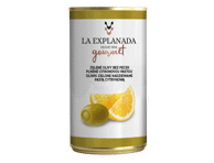 Žaliosios alyvuogės LA EXPLANADA, įdarytos citrinomis, 350 g