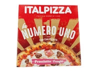 Šaldyta pica PROSCIUTTO & FUNGHI ITALPIZZA, 410 g