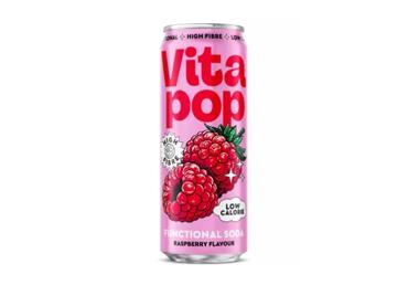 Gazuotas funkcinis gėrimas VITA POP (RASPBERRY), 330ml