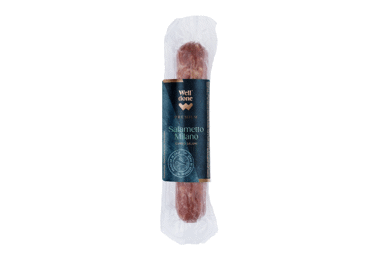 Vytintas saliamis WELL DONE PREMIUM, SALAMETTO MILANO, nerūšinis gaminys, 180 g
