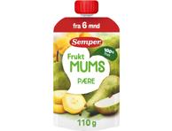 Vaisių tyrė SEMPER su kriauše, bananais ir mangais, nuo 6 mėn., 110 g