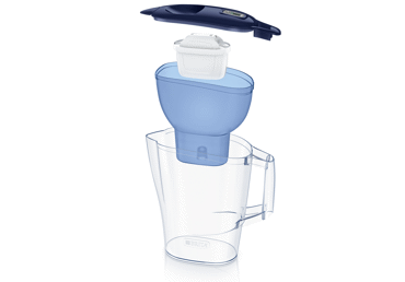 Filtravimo ąsotis BRITA ALUNA, mėlynas, 2,4 l, 1 vnt. - 2