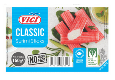 Atšaldytos surimio lazdelės VIČI CLASSIC, 150 g
