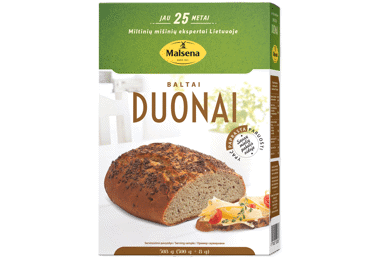Miltinis MALSENOS mišinys baltai duonai kepti, 508 g