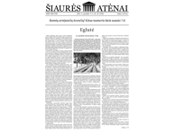Laikraštis ŠIAURĖS ATĖNAI, 1 vnt.