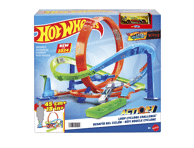 Žaislinė automobilių trasa su greitėjimo kilpa HOT WHEELS, 1 vnt.