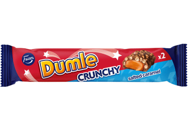 Pieninio šokolado batonėlis FAZER DUMLE su karamelės įdaru, 55 g