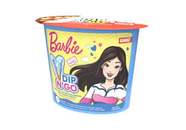 Duonos lazdelės su tep. kremu DIP'N GO!BARBIE, mėlynių sk., 55 g - 1