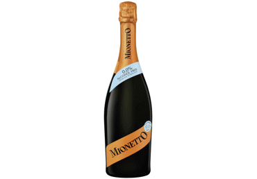 Nealkoholinis putojantis baltasis sausas vynas MIONETTO, 750 ml
