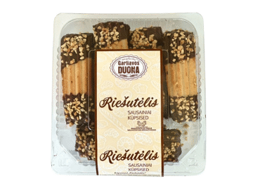 GARLIAVOS DUONOS sausainiai RIEŠUTĖLIS, 350 g
